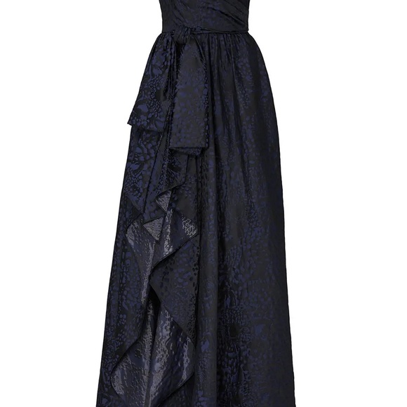 Flor et al Dorothy Gown size 6- Elegant Navy Evening Gown - Picture 5 of 6